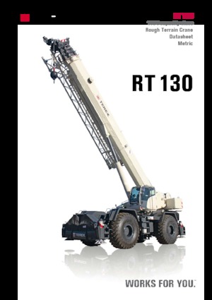 Крани для грунтових просторів TEREX CRANES RT 130