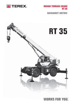 Крани для грунтових просторів Terex Bendini RT 35
