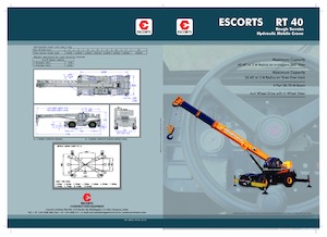 Крани для грунтових просторів Escorts RT-40