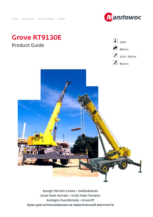 Крани для грунтових просторів Grove RT 9130 E (4x4x4)