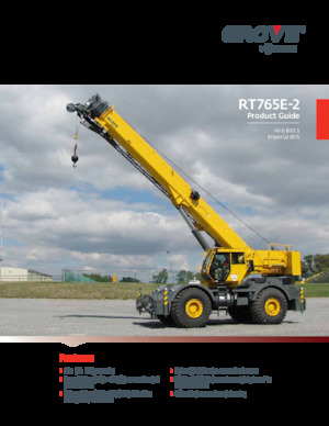 Крани для грунтових просторів Grove RT765E-2