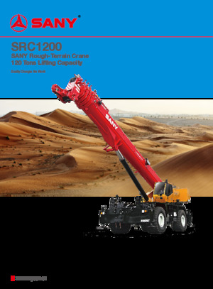 Крани для грунтових просторів Sany SRC1200 