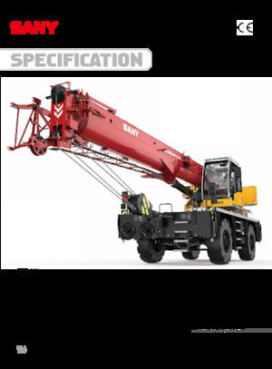 Крани для грунтових просторів Sany SRC300T