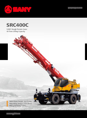 Крани для грунтових просторів Sany SRC400C