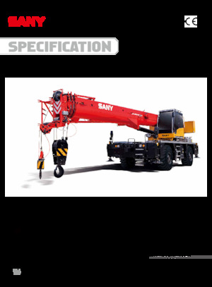 Крани для грунтових просторів Sany SRC400T