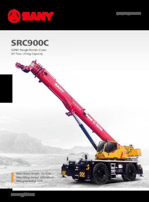 Крани для грунтових просторів Sany SRC900C