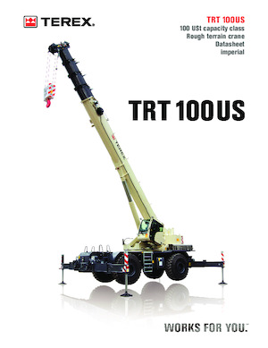 Крани для грунтових просторів TEREX CRANES TRT 100US
