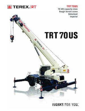 Крани для грунтових просторів TEREX CRANES TRT 70US