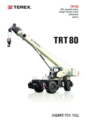 Крани для грунтових просторів TEREX CRANES TRT 80