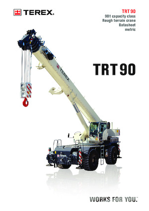 Крани для грунтових просторів TEREX CRANES TRT 90