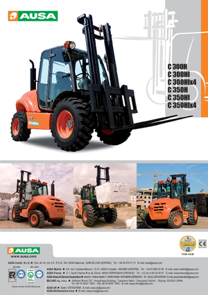 Позашляхові навантажувачі Ausa C 300 H x 4