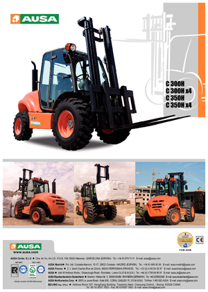 Позашляхові навантажувачі Ausa C 300 H x 4