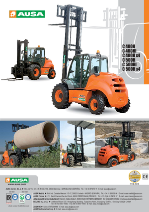 Позашляхові навантажувачі Ausa C 500 H