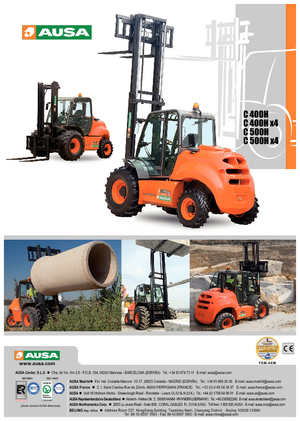 Позашляхові навантажувачі Ausa C 500 H