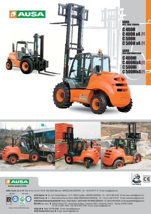 Позашляхові навантажувачі Ausa C 500 H