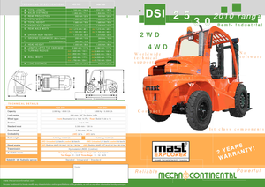 Позашляхові навантажувачі Mast Explorer H 30 DA