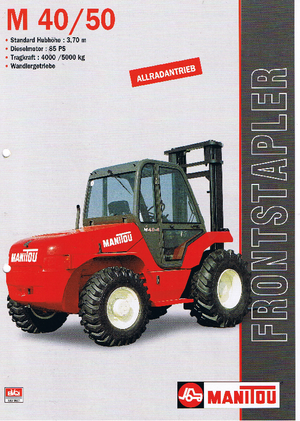 Позашляхові навантажувачі Manitou M 40.4
