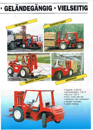 Позашляхові навантажувачі Manitou MC 20 P