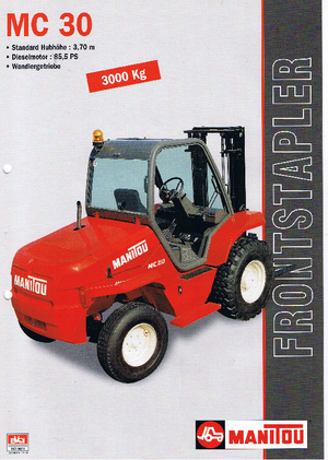 Позашляхові навантажувачі Manitou MC 30