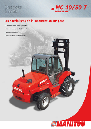 Позашляхові навантажувачі Manitou MC 50 PS