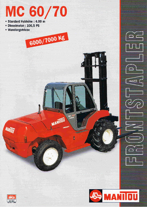 Позашляхові навантажувачі Manitou MC 70 T PS
