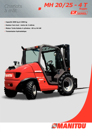 Позашляхові навантажувачі Manitou MH 25-4T Buggie