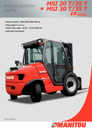 Позашляхові навантажувачі Manitou MSI 20 T