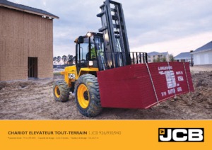 Позашляхові навантажувачі JCB 926