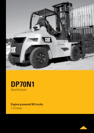 Автонавантажувач дизельний Caterpillar DP70N1