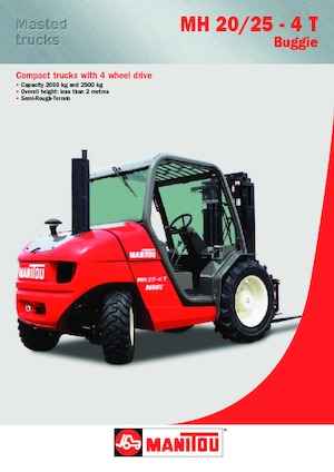Позашляхові навантажувачі Manitou MH 20-4 T Buggie