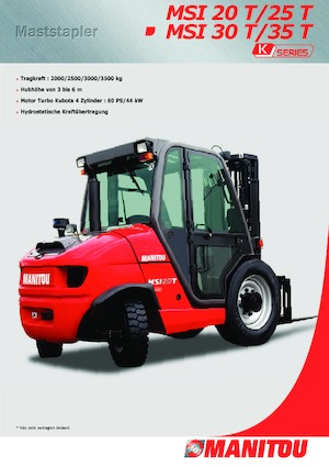 Позашляхові навантажувачі Manitou MSI 30 T Buggie