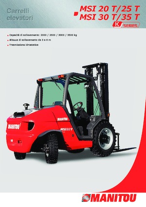 Позашляхові навантажувачі Manitou MSI 35 T