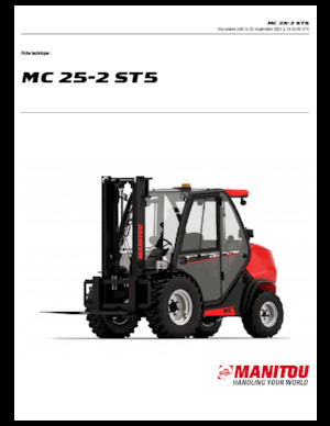 Позашляхові навантажувачі Manitou MC 25-2