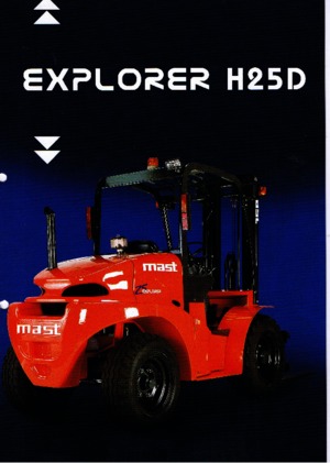 Позашляхові навантажувачі Mast Explorer H 25 D
