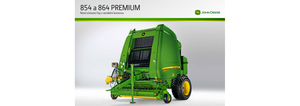 Прес-підбирачі рулонні  John Deere 854 Premium