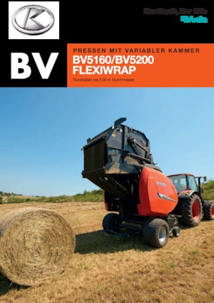 Прес-підбирачі рулонні  Kubota BV5200 SC 14