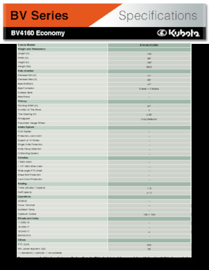 Прес-підбирачі рулонні  Kubota BV4160 Econo