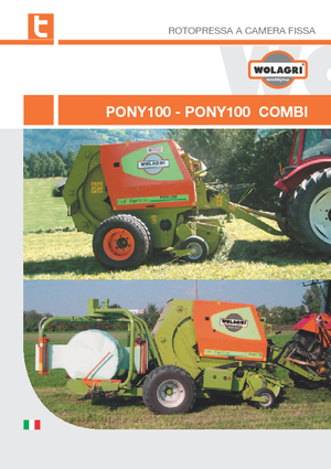 Прес-підбирачі рулонні  Wolagri Pony 100 Combi