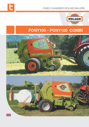 Прес-підбирачі рулонні  Wolagri Pony 100 Combi