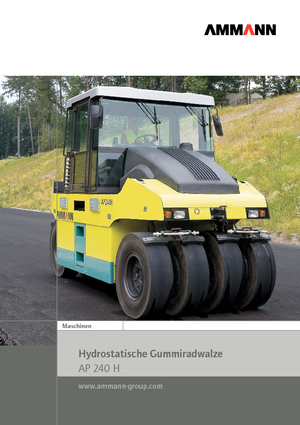 Катки на гумових колесах Ammann AP 240 H