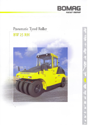 Катки на гумових колесах Bomag BW 25 RH