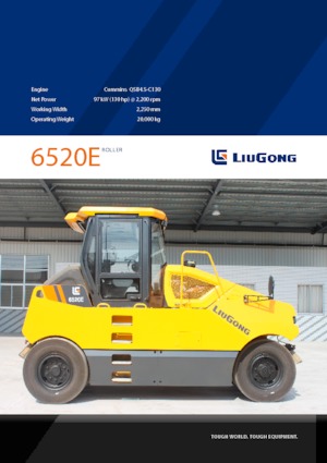 Катки на гумових колесах Liugong 6520E 