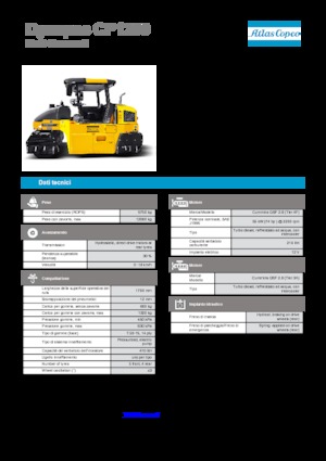 Катки на гумових колесах Dynapac CP 1200