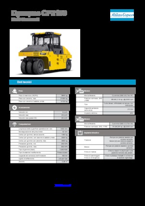 Катки на гумових колесах Dynapac CP 2100