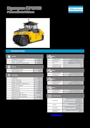 Катки на гумових колесах Dynapac CP 2700