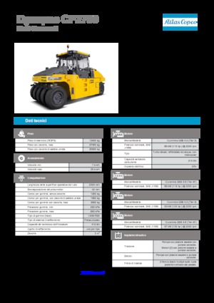 Катки на гумових колесах Dynapac CP 2700