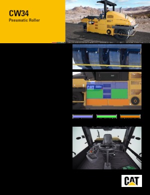 Катки на гумових колесах Caterpillar CW34