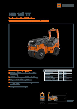 Катки на гумових колесах Hamm HD 14i TT