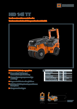 Катки на гумових колесах Hamm HD 14i TT