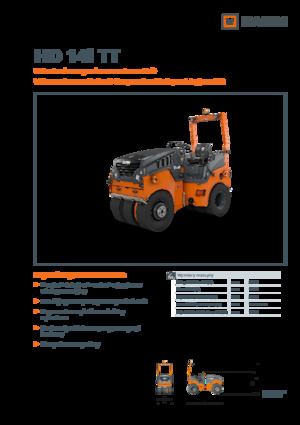 Катки на гумових колесах Hamm HD 14i TT